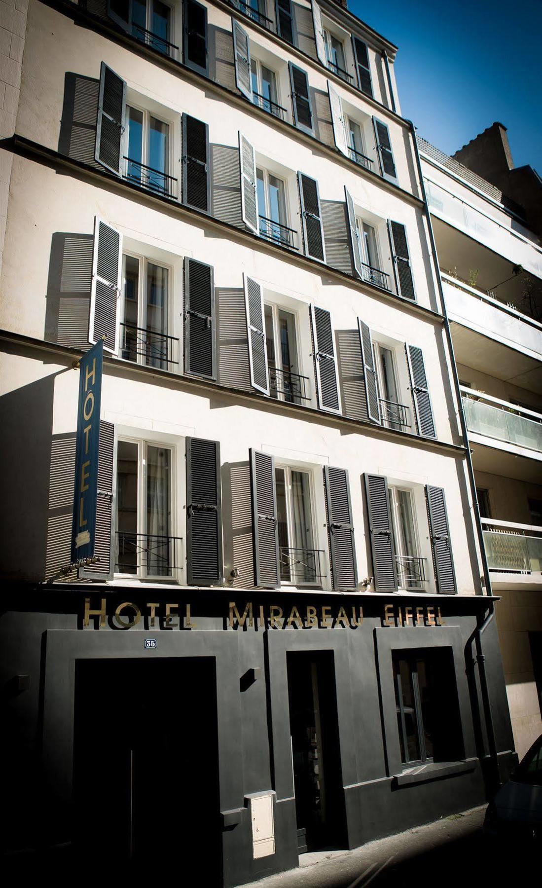 Hotel Mirabeau Eiffel Paris Exteriör bild